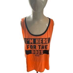 Pink Victoria’s Secret Active Top Racerback Halloween Top “ I am here for the Bo